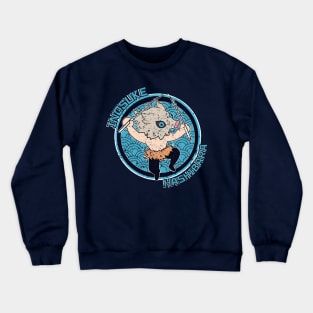 DEMON SLAYER (KIMETSU NO YAIBA): INOSUKE CIRCLE GRUNGE Crewneck Sweatshirt